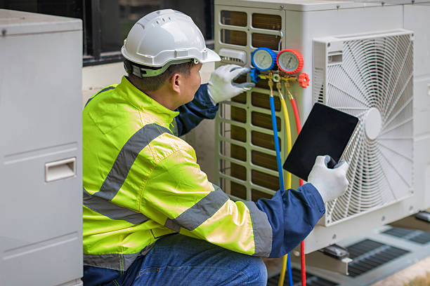Professional Ductwork Repair technician working in Newtonsville, OH